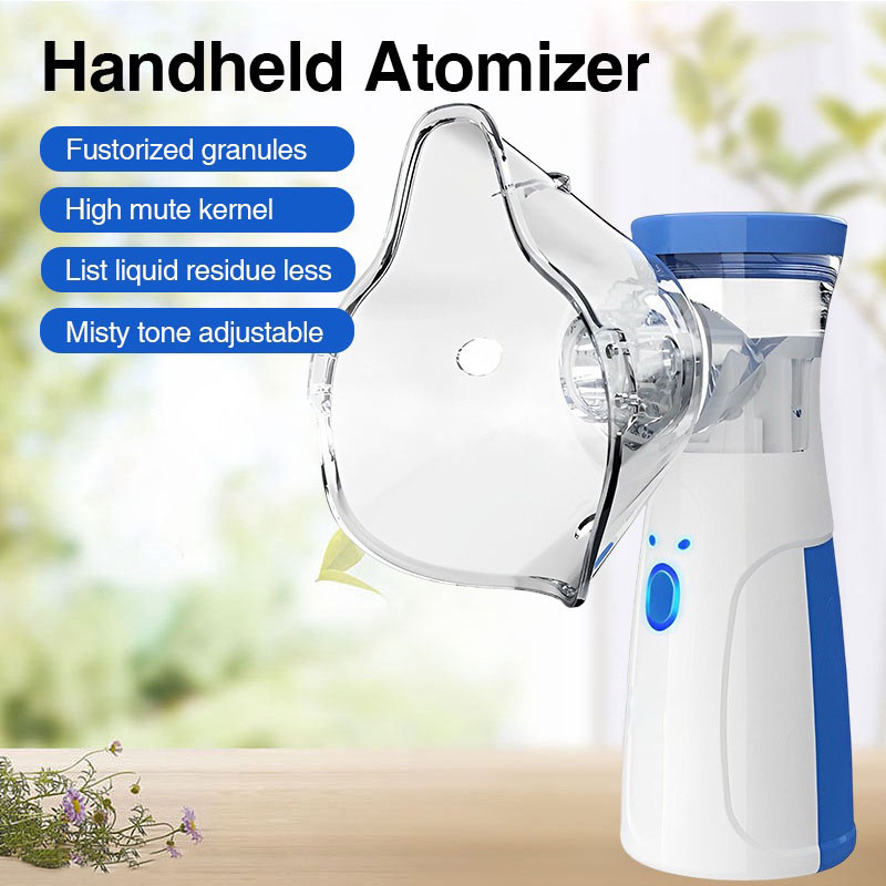 Handheld Portable Autoclean Inhale Nebulizer Mesh Atomizer Silent Inhaler Nebuliser Inhalator for Adult Kids Nebulizador
