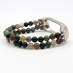 Elegant Agate Bead Elastic Fashion Watch Band for Mi Band 3 4 (Indian)