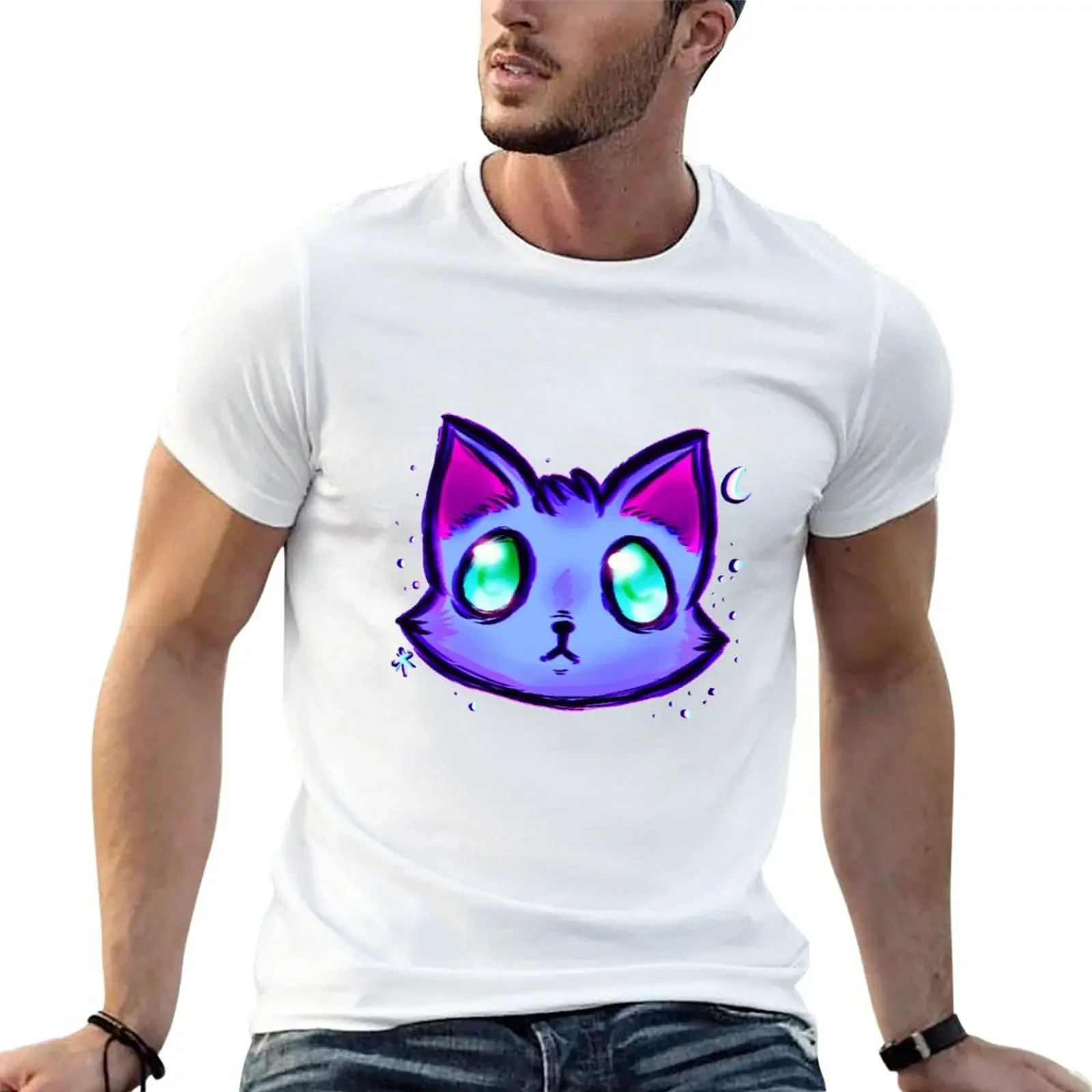 

Space Cat T-Shirt oversized shirts graphic tees plain t shirt men