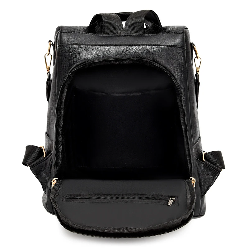 1 piece women's casual backpack, handbag, storage bag, large capacity, fashionable and versatile, retro trend