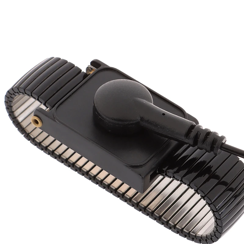 1pc Anti Static Work Wrist Strap ESD Adjustable Discharge Belt Ground Metal Bracelet