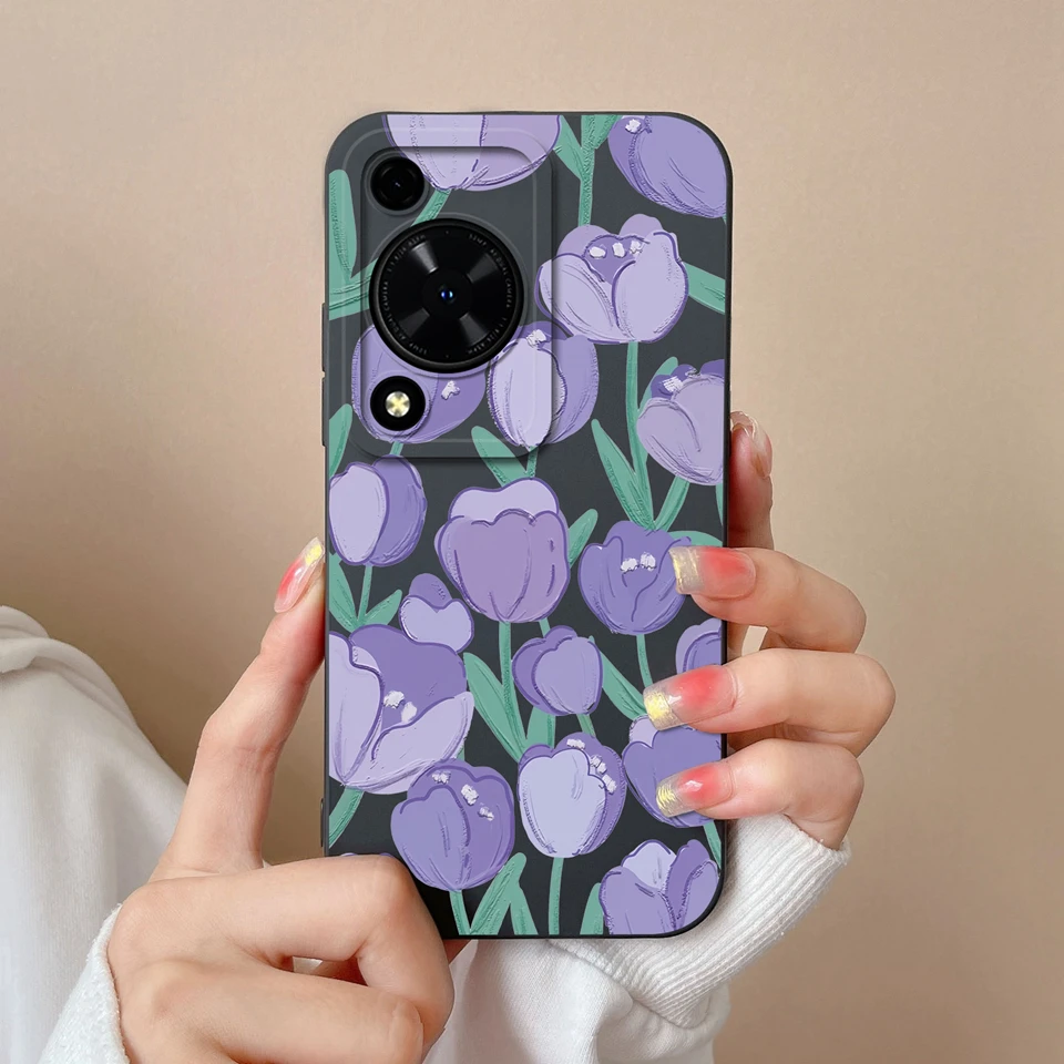 Love Heart Flower Durable Shockproof Antifouling Soft Bumper Case