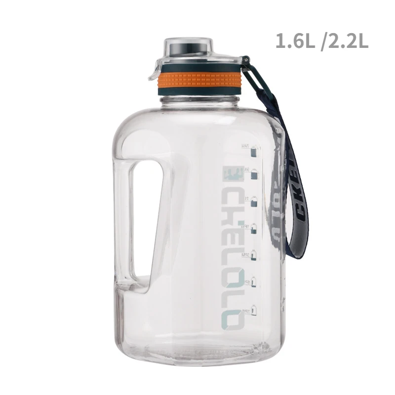 

1.6L/2.2L Sports Bottle Portable Sport Kettle Space Cups Large Capacity Water Bottle Cycling Fitness Training Camping Drinkware