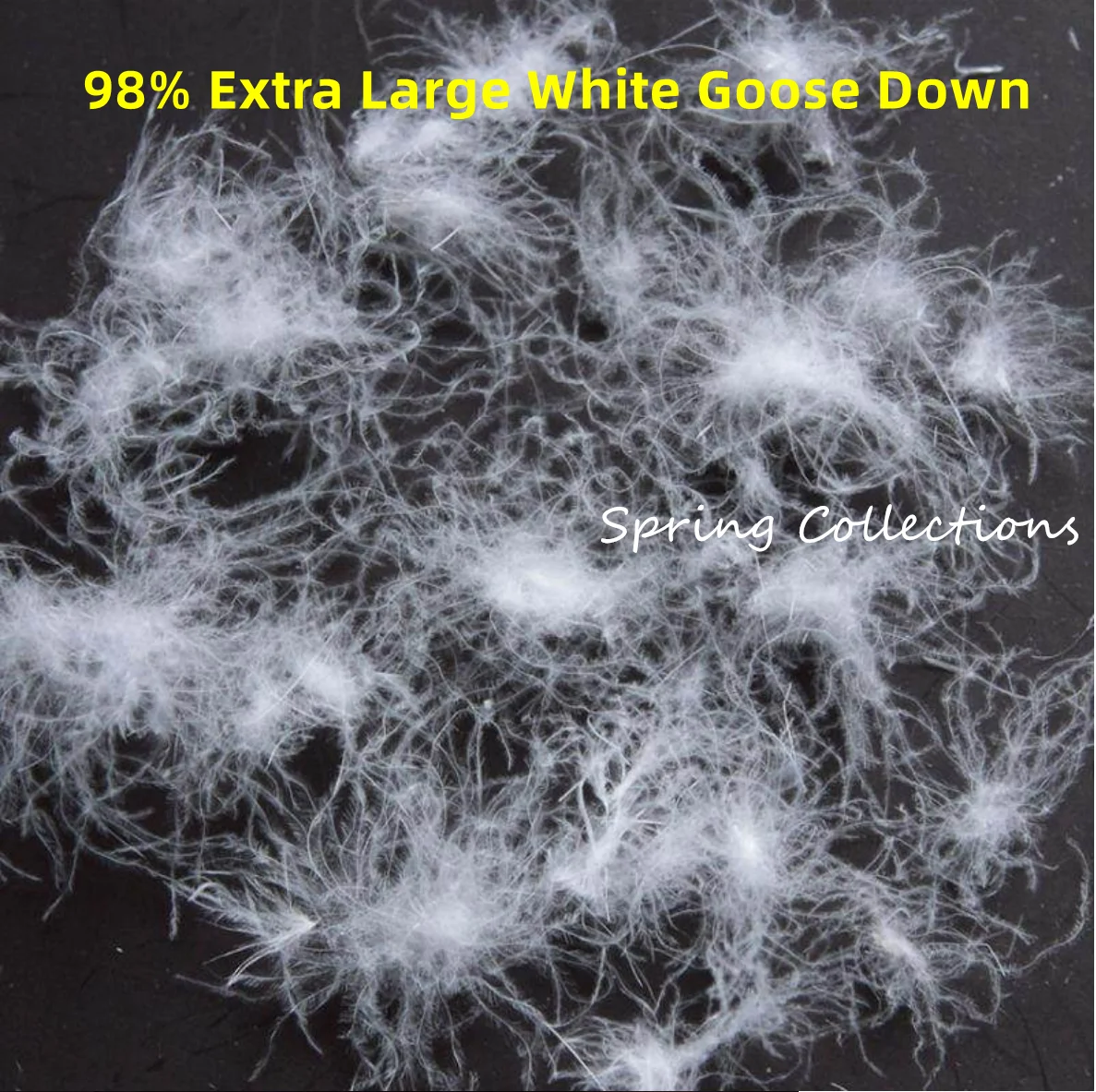 100g/lot washed down 98% Extra large white goose down,DIY down pillow jacket core coat bulk white goose quilt