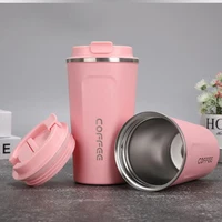 Stainless Steel Thermos Mug, Gym Sport Water Bottle, Travel Thermo Cup, Office Cup, Free Custom Logo, Running, Gym, 380 ml 510ml 3