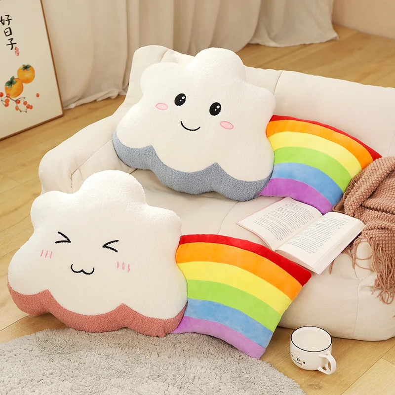 Kawaii Therapy Rainbow Cloud Seat Cushion - Limited Edition