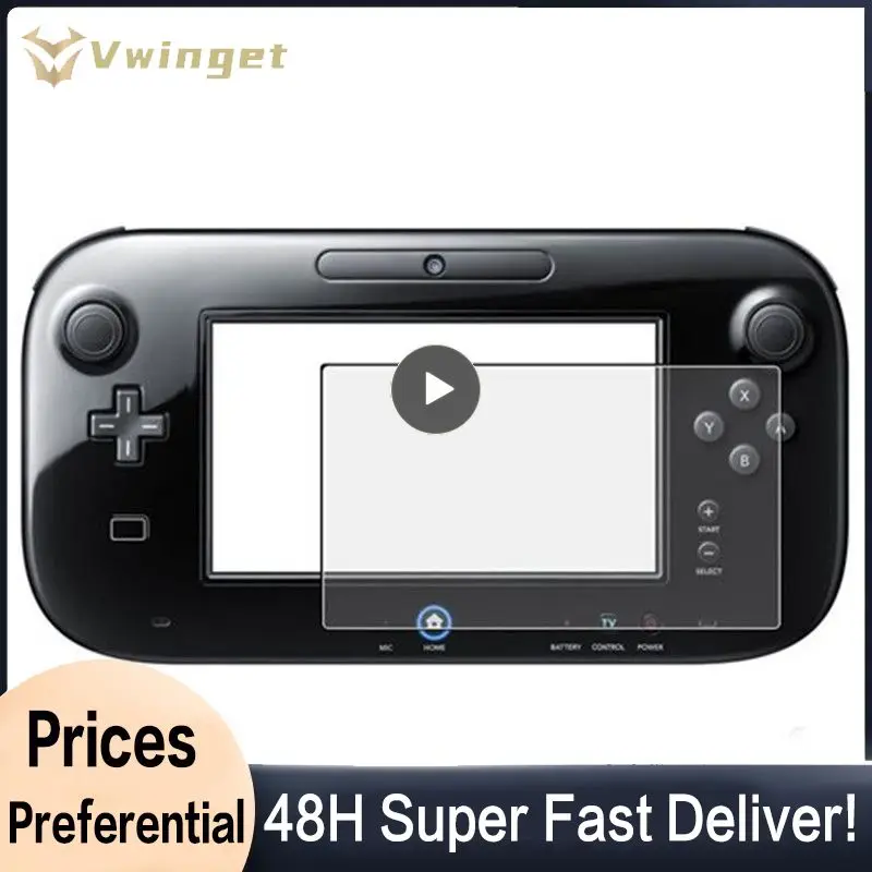 3 X Clear Screen Protector Lcd Cover Protettiva Per Pellicola Protettiva Per Wii U Gamepad Screen Protector Skin