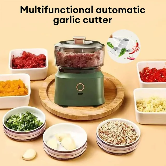 Multifunctional Cooking Machine Steel Kitchen Slicer Food Chopper Vegetable Cutter Usb Slicer Mixer Baby Mini Food Chopper 2