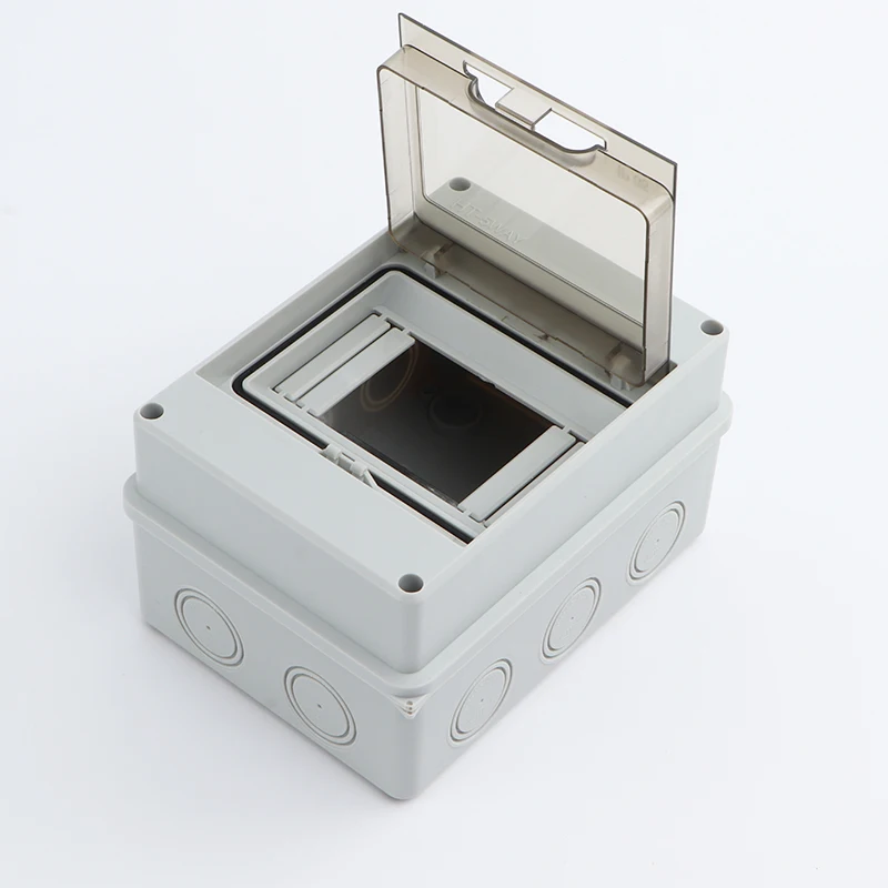 Outdoor rain protection air switch breaker open mounted Charging station HT5 circuit waterproof distribution box electrical box electrical distribution box