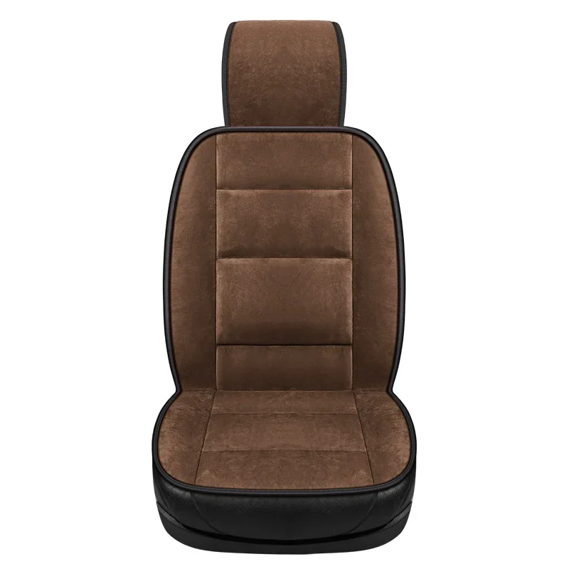 카시트 쿠션 가을 겨울 플러시 시트 쿠션 솔리드 허리 내마모성 겨울 따뜻한 남녀 공용 쿠션