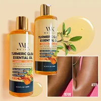 WK JALY Huile essentielle pour le corps au lueur de curcuma, hydratante, blanchissante, estompe les aisselles foncées, les jointures, l'acné, équilibre la peau inégale 3