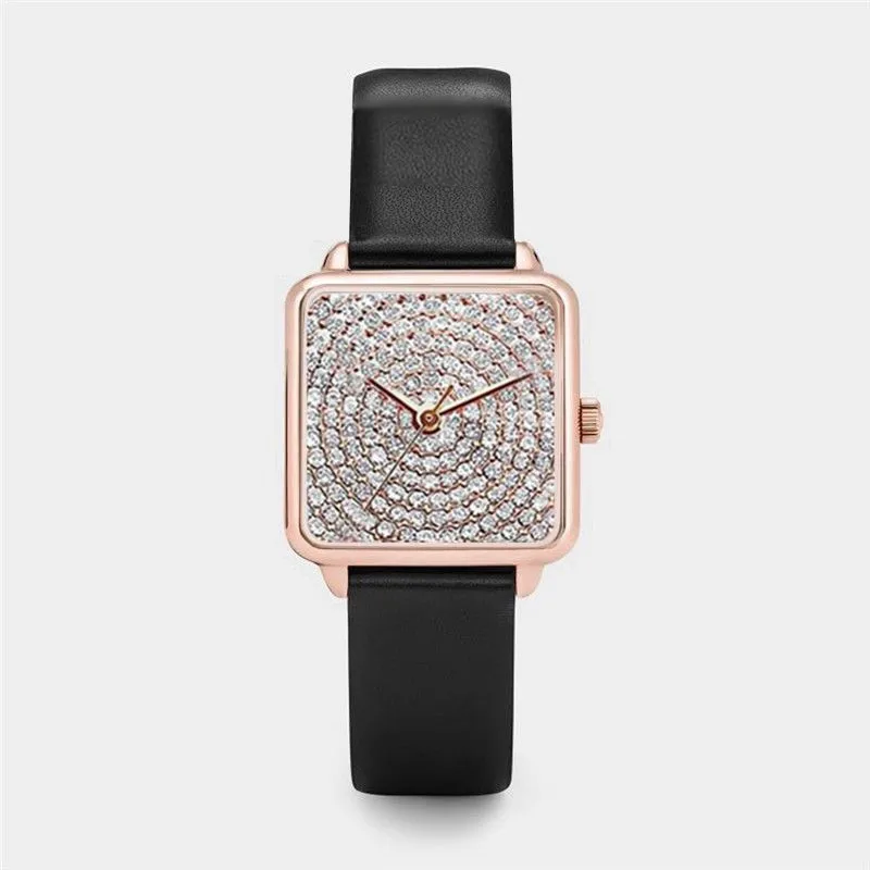 Luxury Women Bracelet Quartz Watches for Women Leather Watch Ladies Sports Dress Pink Dial Wrist Watch Clock Relogio Feminino