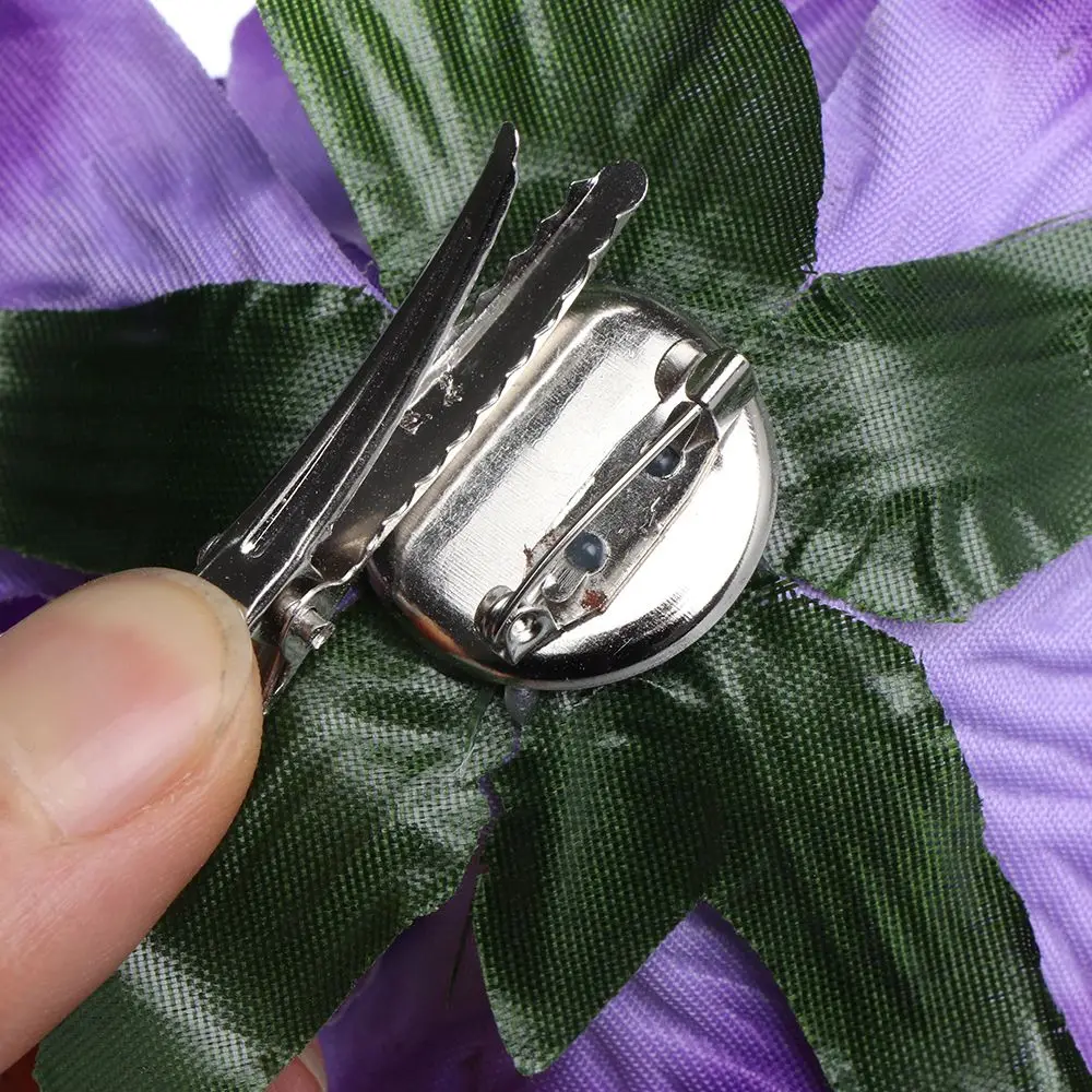 Elegant Wine Red & Black Roses Hair Claw Clip