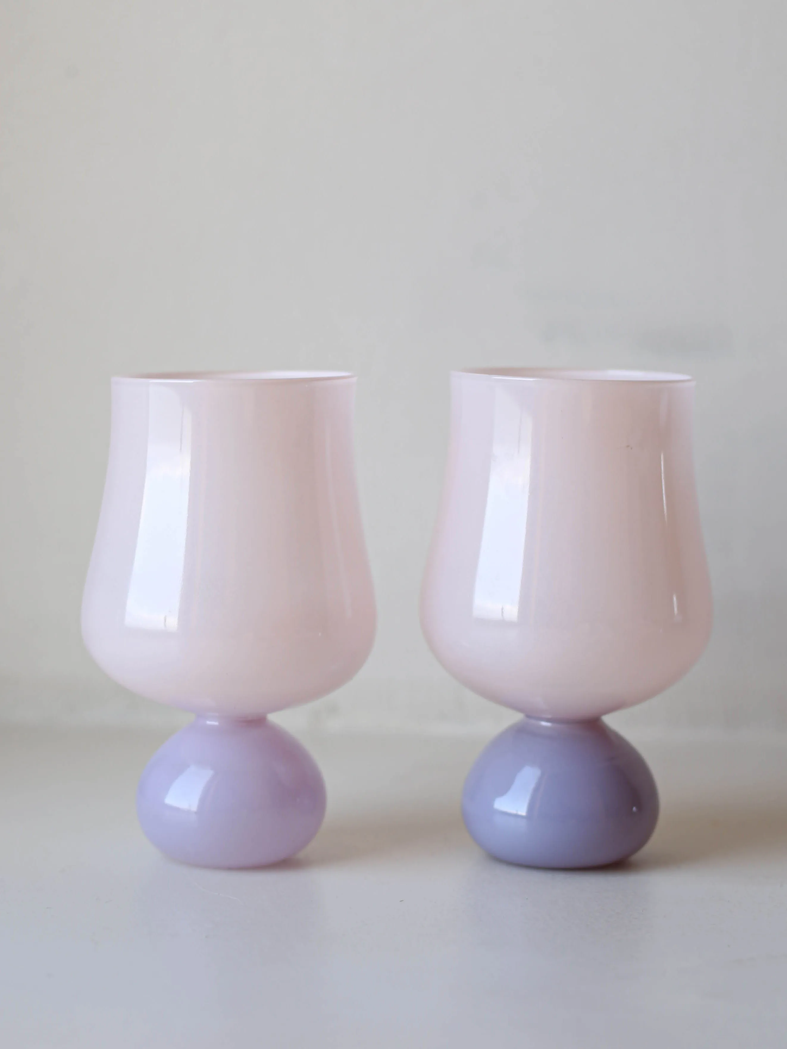 Human Blossom Milk Color Glass Water Cup Valentine's Day Gift Original Color Cup