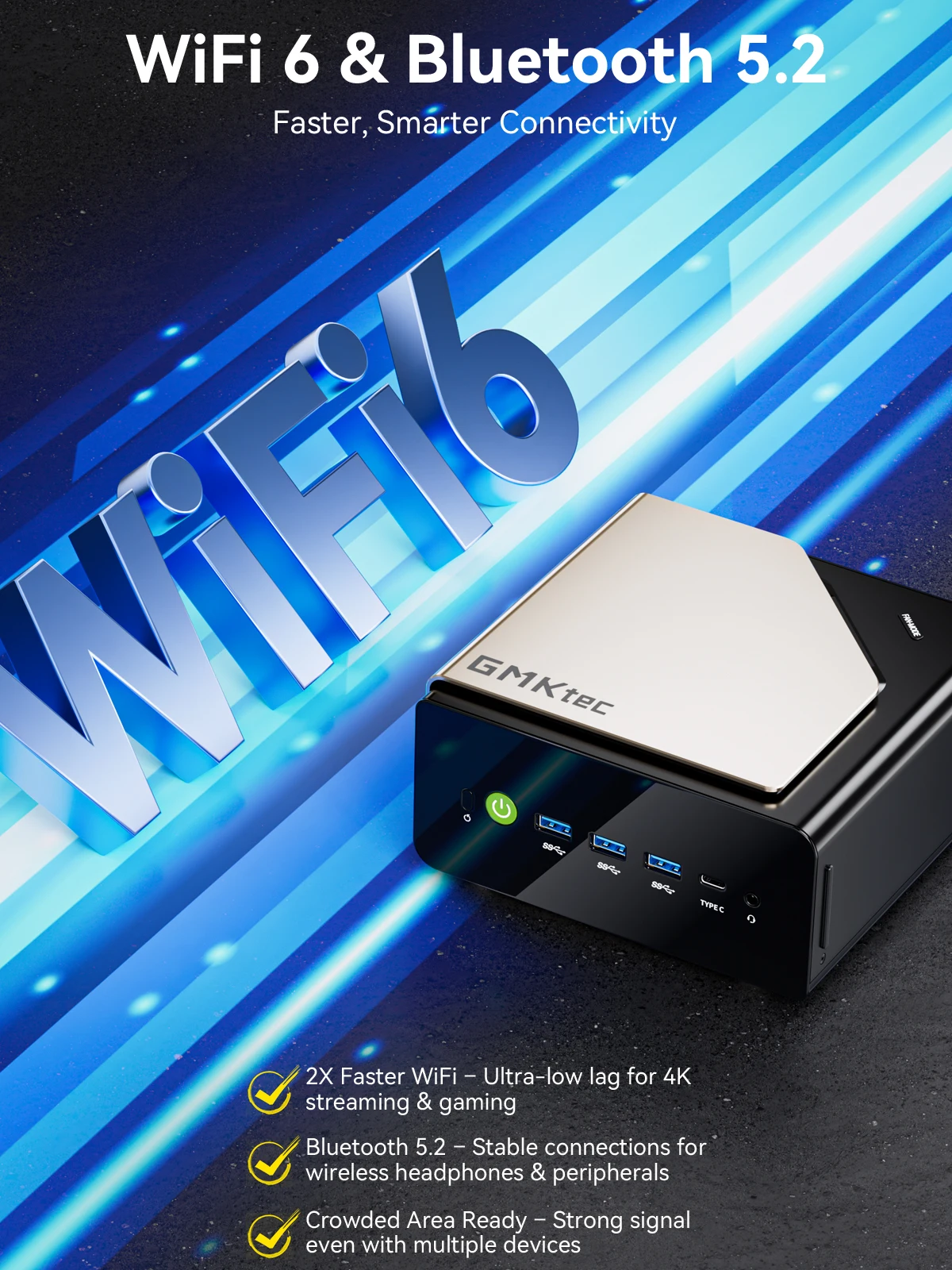 GMKtec AIミニPC EVO-T1 Intel Core Ultra 9 285H Win11 Pro M.2 SSD