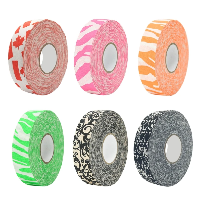 

11UE Hockey Stick Tape 2.5mm x 25m Multipurpose Colorful Sports Safety Cotton Cloth