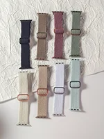Bracelets iWatch extensibles tressés compatibles avec Apple Watch cadran 38mm 40mm 41mm 42mm 44mm 45mm 46mm 49mm femmes hommes 4