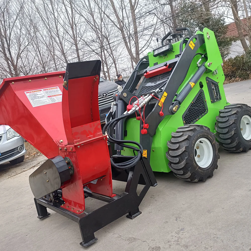 Skid Steer Caricatore Frontale Con Benna 4 In 1 Mini Skid Steer Loader Accessori Skidsteer Bagger