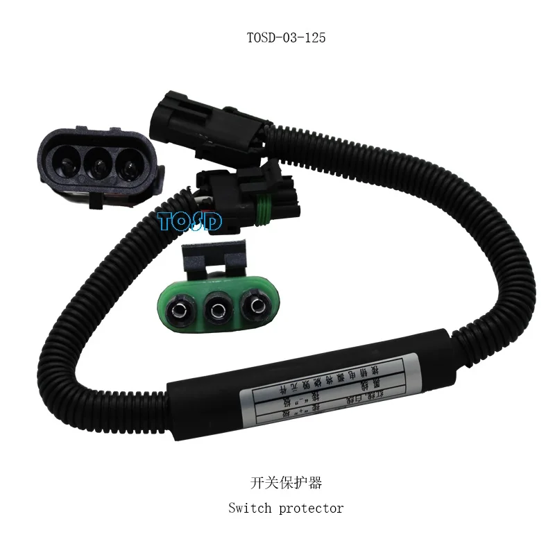 

The switch protector of flameout solenoid valve of excavator is applicable to various models
