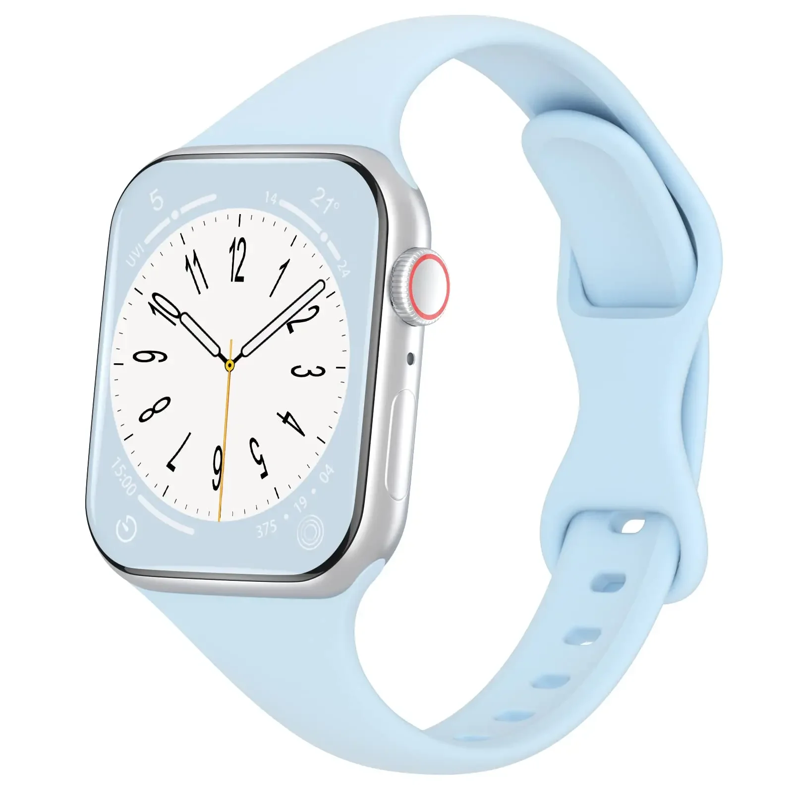 Thin Silicone Solid Color Strap Bracelet