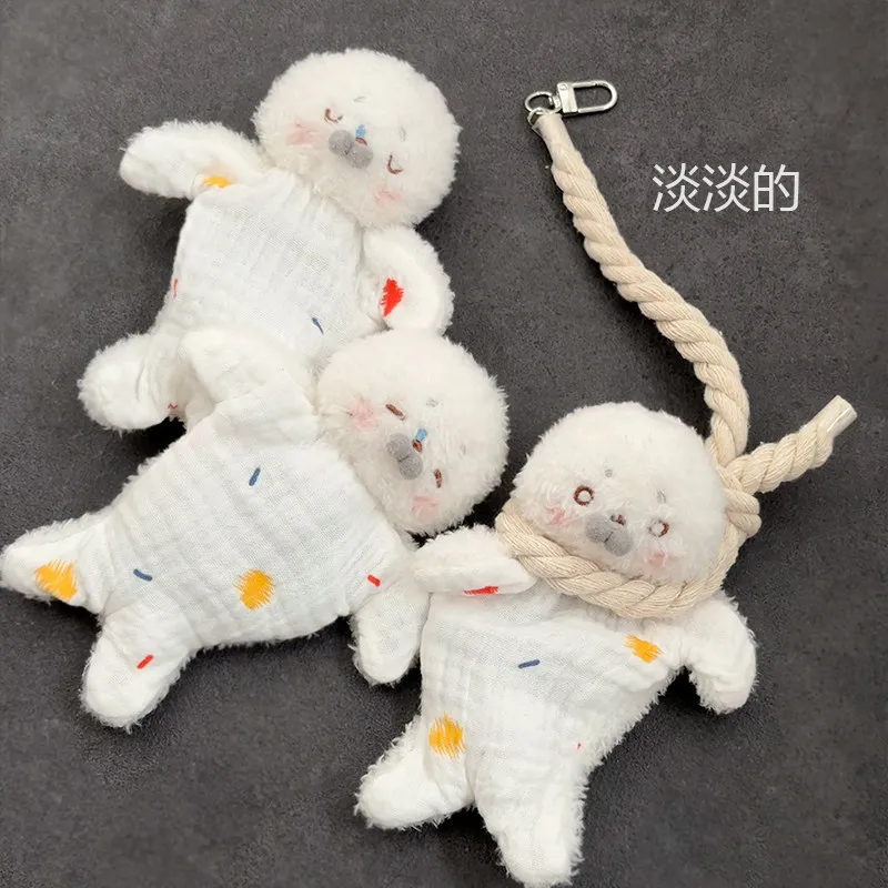 귀여운 펜던트 카와이 물개 인형 장난감 재미있는 떠다니는 명상하는 물개 봉제인형 펜던트 여자친구와 아이들에게 적합한 선물