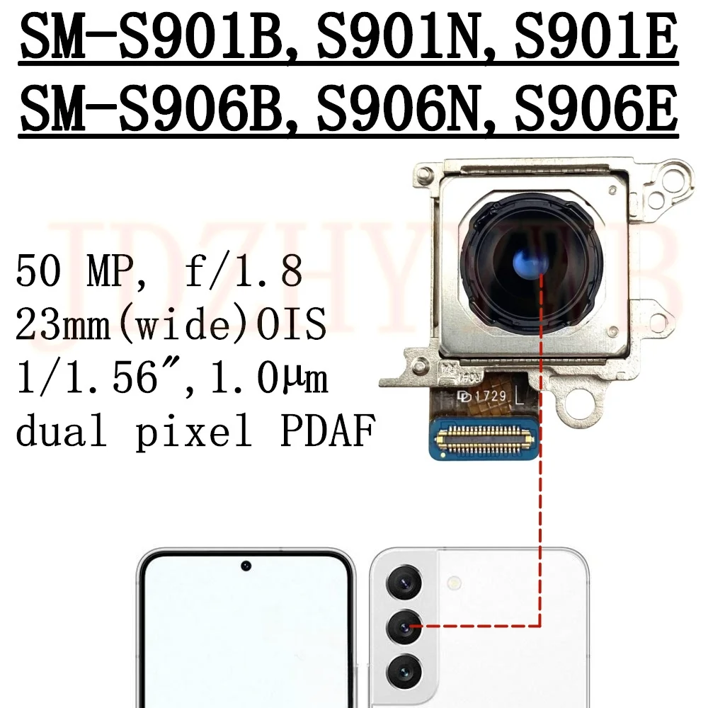 High-Quality Front and Rear Camera Module with 50 MP Main and Wide-Angle Lenses