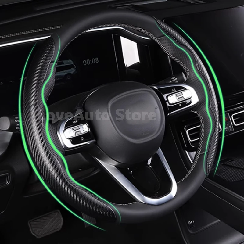 

For Trumpchi GAC GS8 2nd Gen 2022 2023 Car Steering Wheel Cover Anti-slip Resistance Protection Accessories Cover