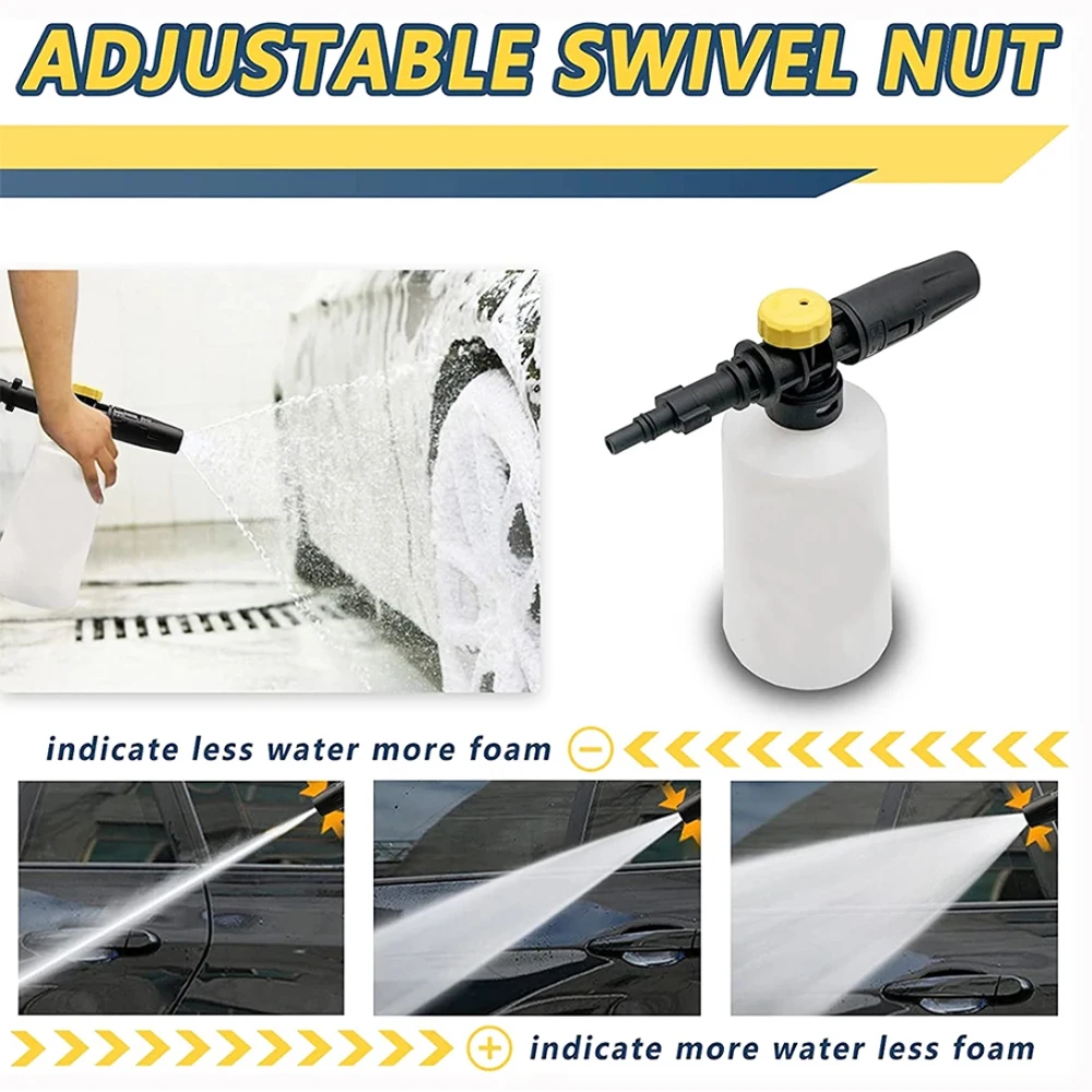Foam Gun Snow Foam Lance For Parkside Lavor Vax Craftsman Defort Champion Kolner Huter Sterwins Greenworks High Pressure Washer 6
