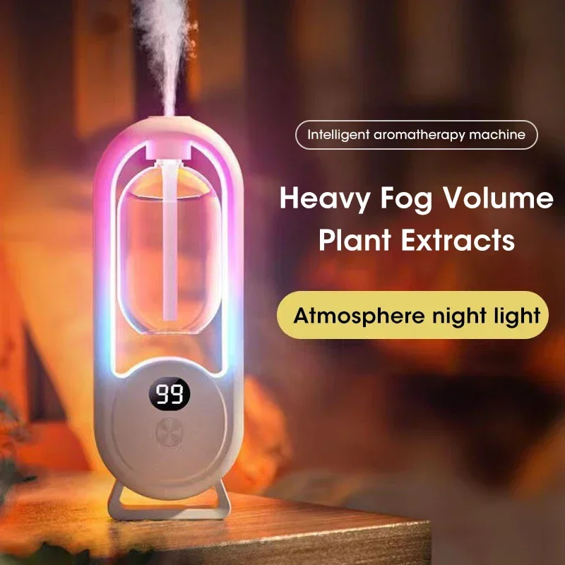 Aromatherapy Machine Automatic Home Fragrance Machine Essential Oil Diffuser Nebulizer Perfume Scent Machine for Kitchen Toilet Deodorization