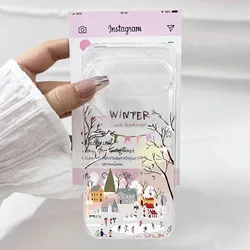 Elegant Winter Snow Landscape Clear Soft TPU Phone Case - Google Pixel 8 Pro (-1)
