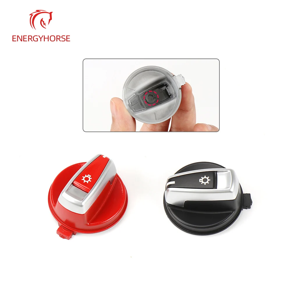 

Car Headlight Lamp Switch Knob Button Cap For BMW 1 3 Series E90 E91 X1 E84 E82 E88 318 320 325 330 335