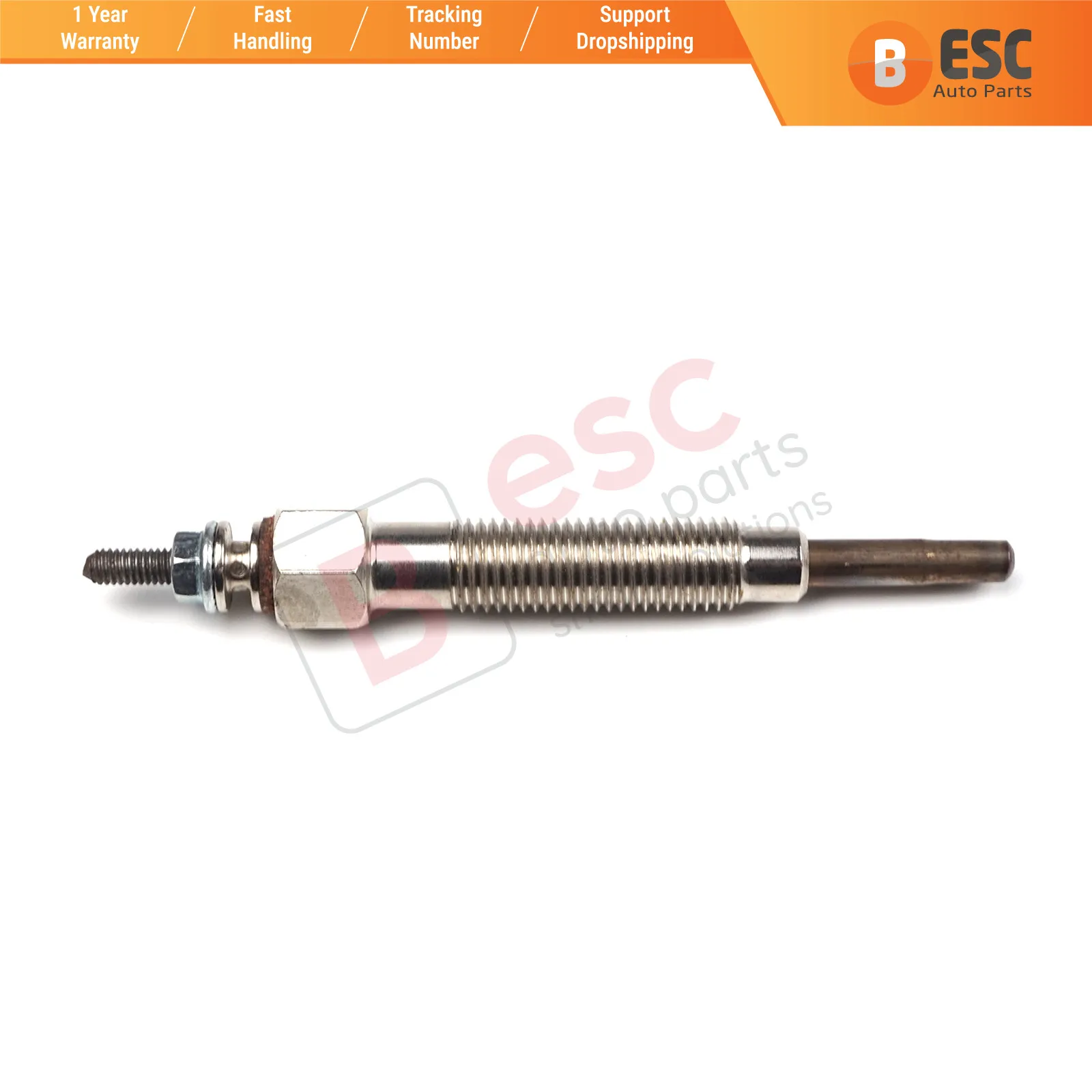 ESC Auto Parts EGP58 1 Piece Heater Glow Plugs GJ55MI, 0100226233 for Nissan Kia Hyundai