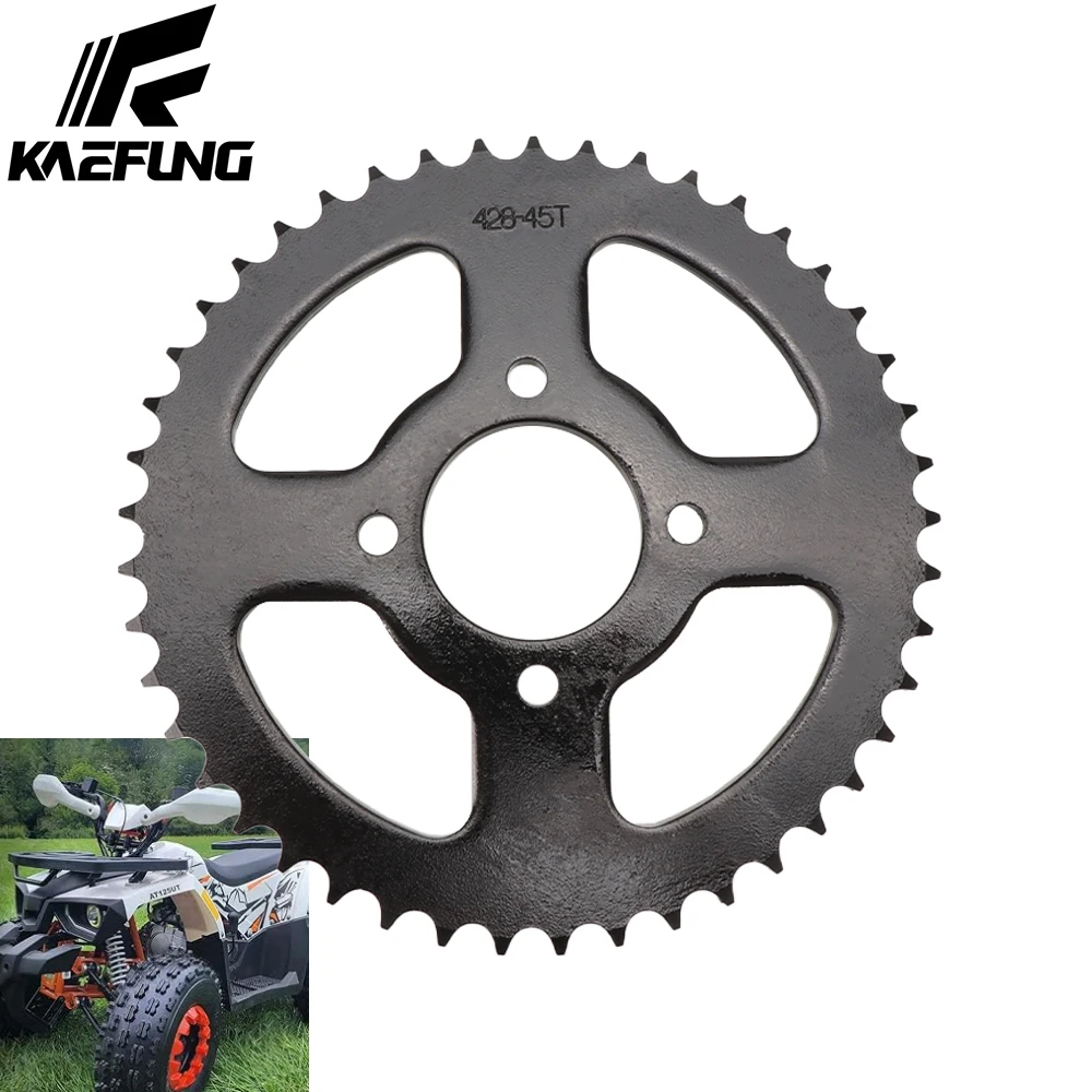 428 Kette 45 Zahnrad für Coleman AT125-EX AT125-UT ATVs Kettenrad Mini Dirt Pit Bike ATV Quad Go Karts Moto Teile – Detail 1