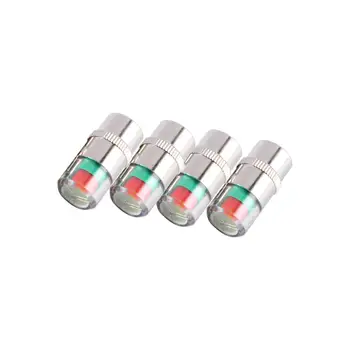 Valvola di allarme per auto, tappo valvola per pneumatici, tappo esterno per pneumatici, manometro per pressione pneumatici, ugello valvola di monitoraggio.