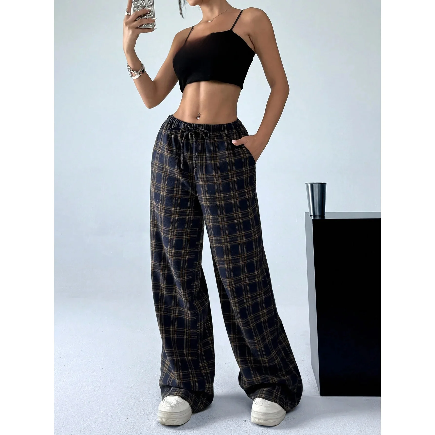 GK29 blue and yellow plaid