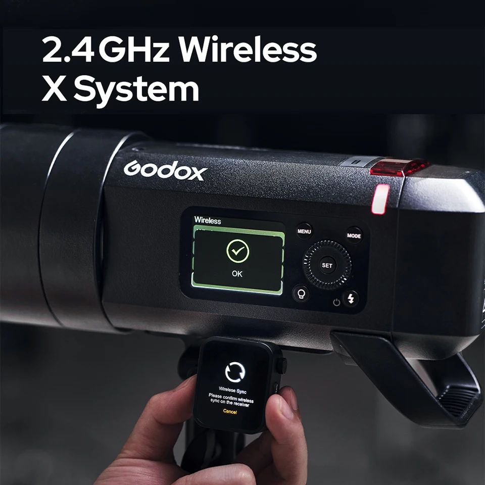 고독스 AD400PROII AD400PRO II 올인원 야외 플래시 TTL 내장 리튬이온 배터리 2.4G 무선 X 시스템 카메라용 스트로브 라이트