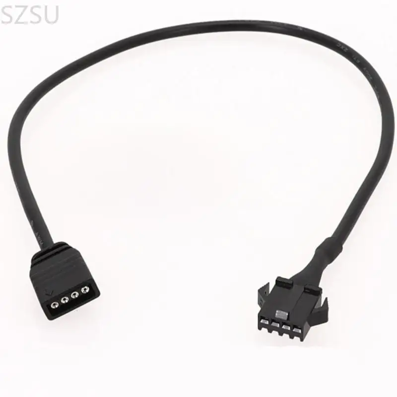 SZSU 2pcs 5v12v ARGB 연장 케이블 4Pin SM4Pin Female, DEEPCOOL/Lian PC 케이스 팬 및 LED 조명 스트립 설치용