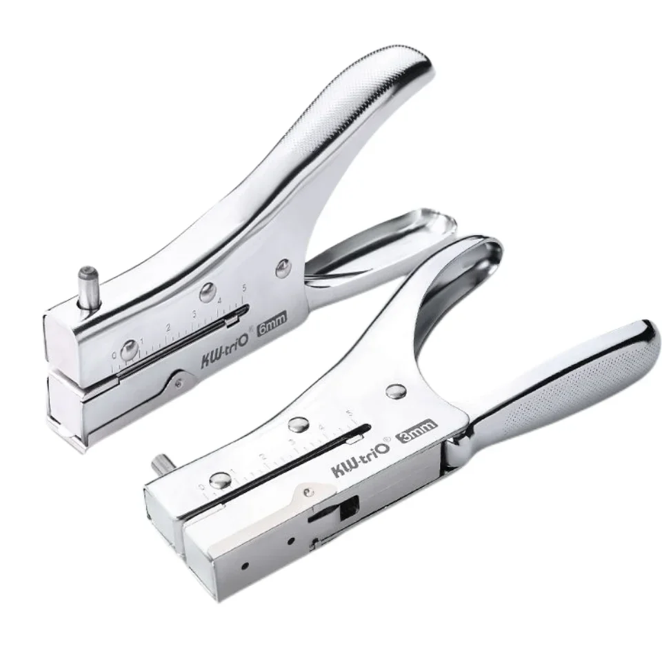 Hole Punch 1/8 Inch, Heavy Duty Hole Punch, Paper Card Portable Handheld  Long, 2 Inch Reach Deep (3Mm) 