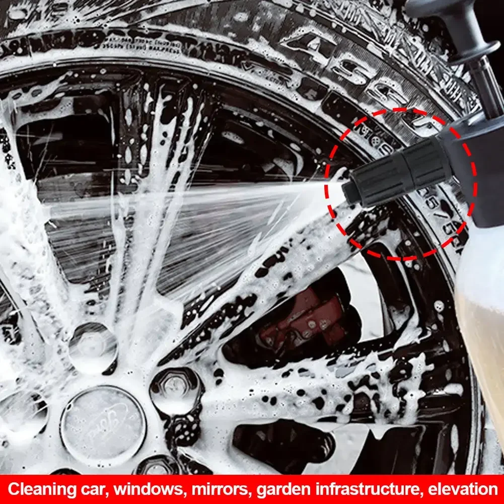 Foam Nozzle Hand Operated Pump Foam Sprayer Hand Pressurized Foam Water Sprayer Car Wash Manual Snow Foam Lance Nozzle 5