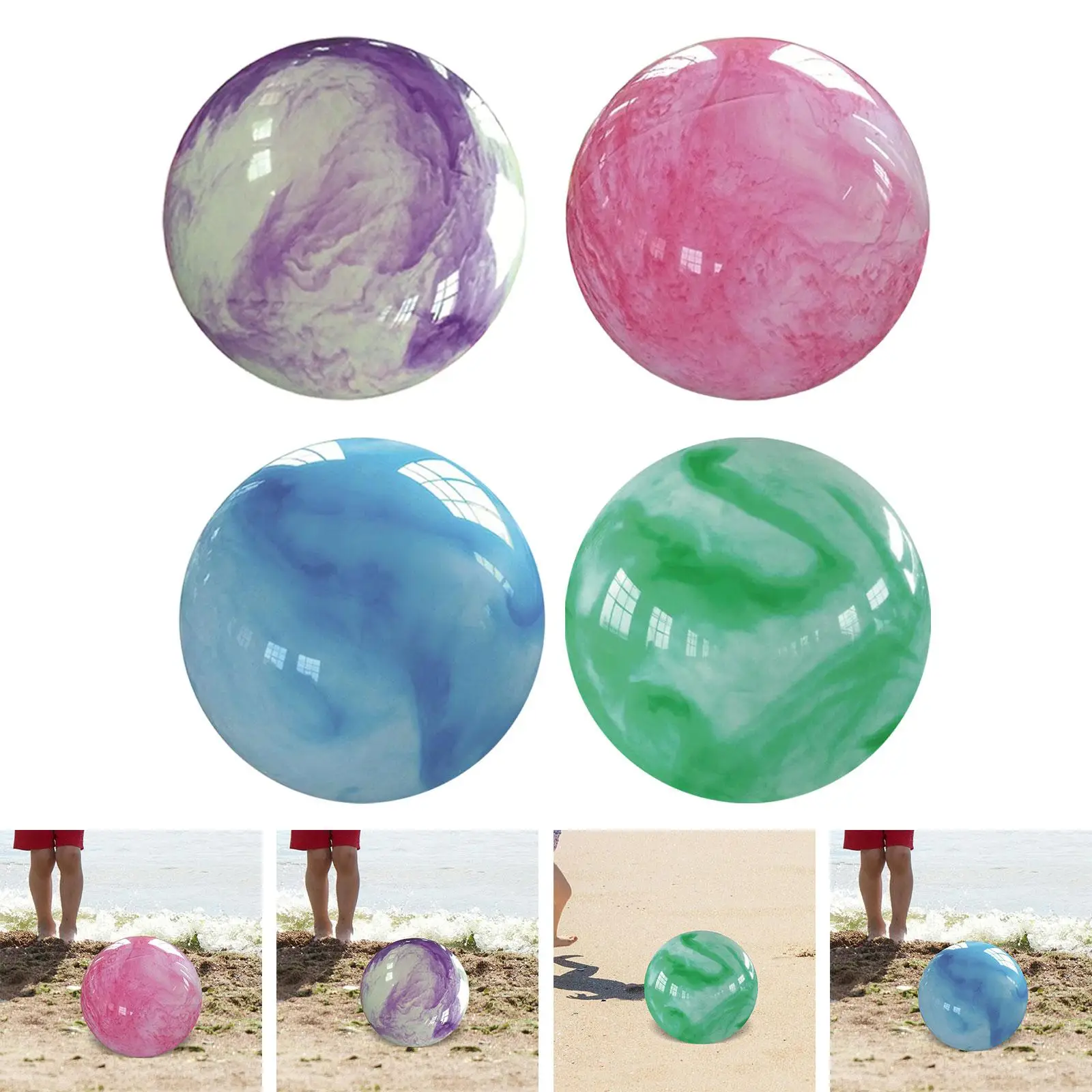 Beach Ball Inflatable Blow Toy Party Favor Summer Water Games Swimming Pool Ball water toys inflatable water toys inflatable ball toys inflatable swimming pool toy rubber toy ball