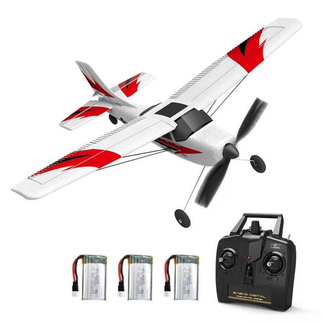 Avion RC 2.4GHz 4CH à 6 axes, planeur gyroscopique, jouets de vol