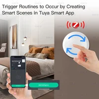New Tuya ZigBee Smart Knob Switch DIY Wireless Scene Button Rotatable Dimmer Switch Home Appliances Automation Linkage Remoter 4