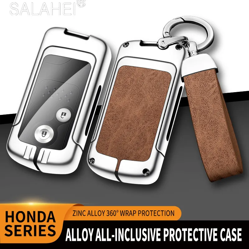 

2/3 Buttons Car Key Shell Fob Holder Protector For Honda Accord Fit Crv CR-V Civic Smart Car Key Case Cover Accessories Keychain