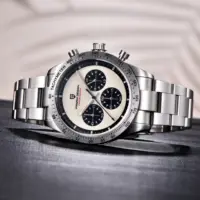 Nouvelles montres PAGANI DESIGN pour hommes 2026, montre à quartz pour hommes, mouvement japonais VK63, montre-bracelet en cristal de saphir, chronographe rétro de voiture de course. 3