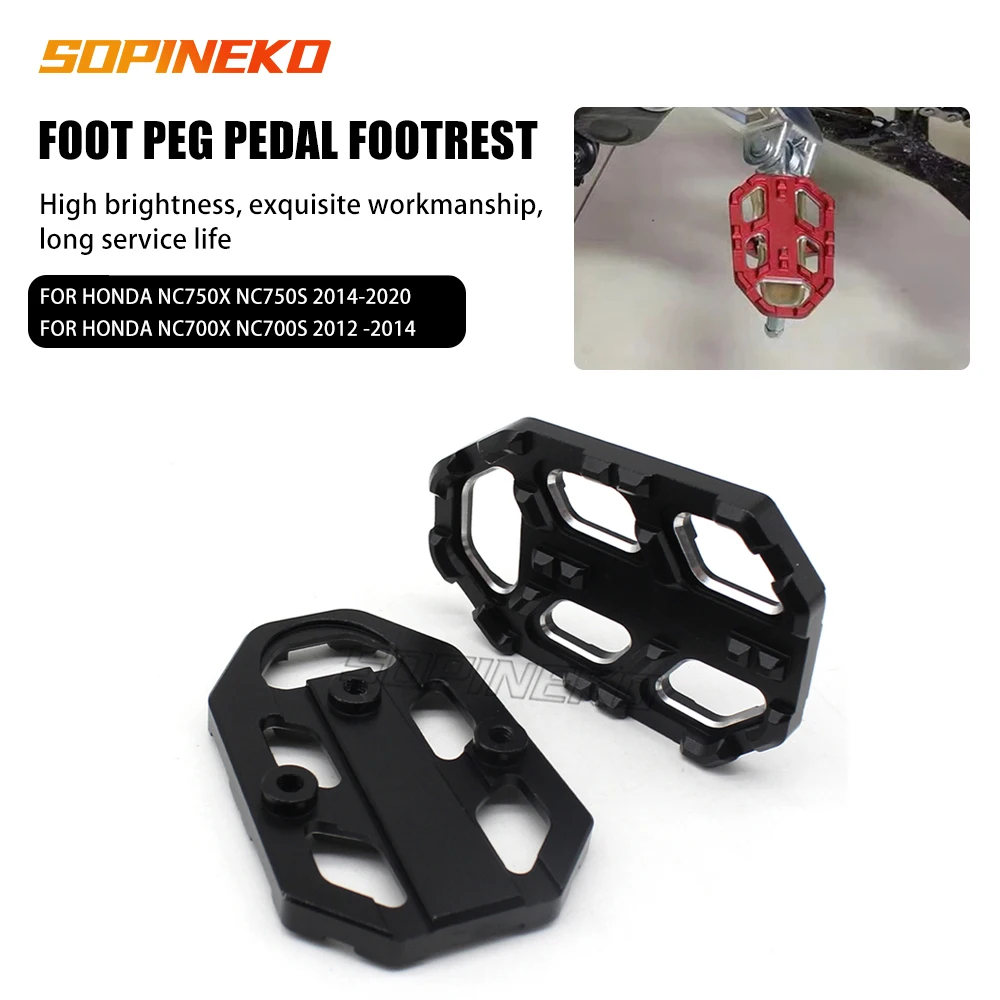 

For Honda NC750X NC750S NC750 X S NC 750 X NC700S NC700X 2014-2018 Motocycle Accessories FootRest Footpegs Rear Foot Pegs Pedals