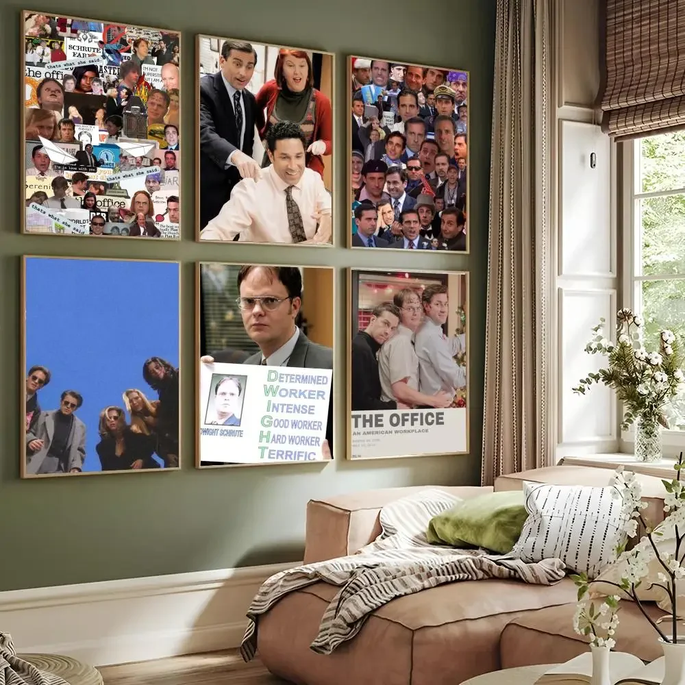 

Classic Movie The Office Friends TV Kraft Poster Paper Print Home Living Room Bedroom Entrance Bar Restaurant Cafe Art Painting