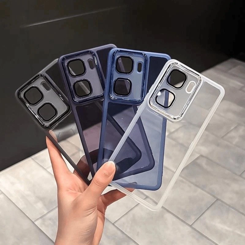 Transparent TPU Soft Silicone Shockproof Bumper Case with Camera Protection