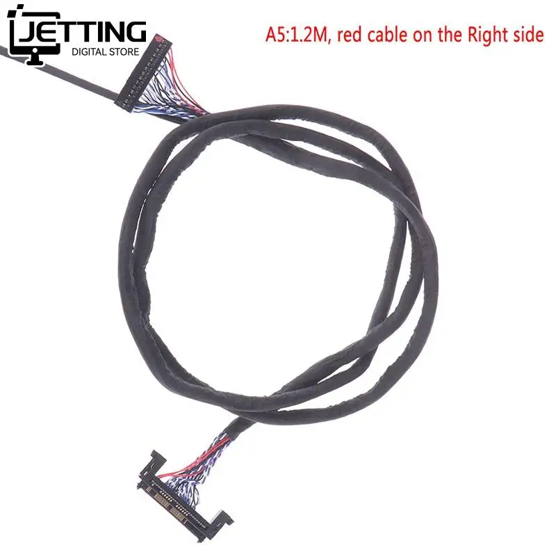 FIR-E51PIN LVDS 케이블 LCD 패널, 듀얼 8 LVDS 케이블, 2 채널, 8 비트, 51 핀, 51 핀
