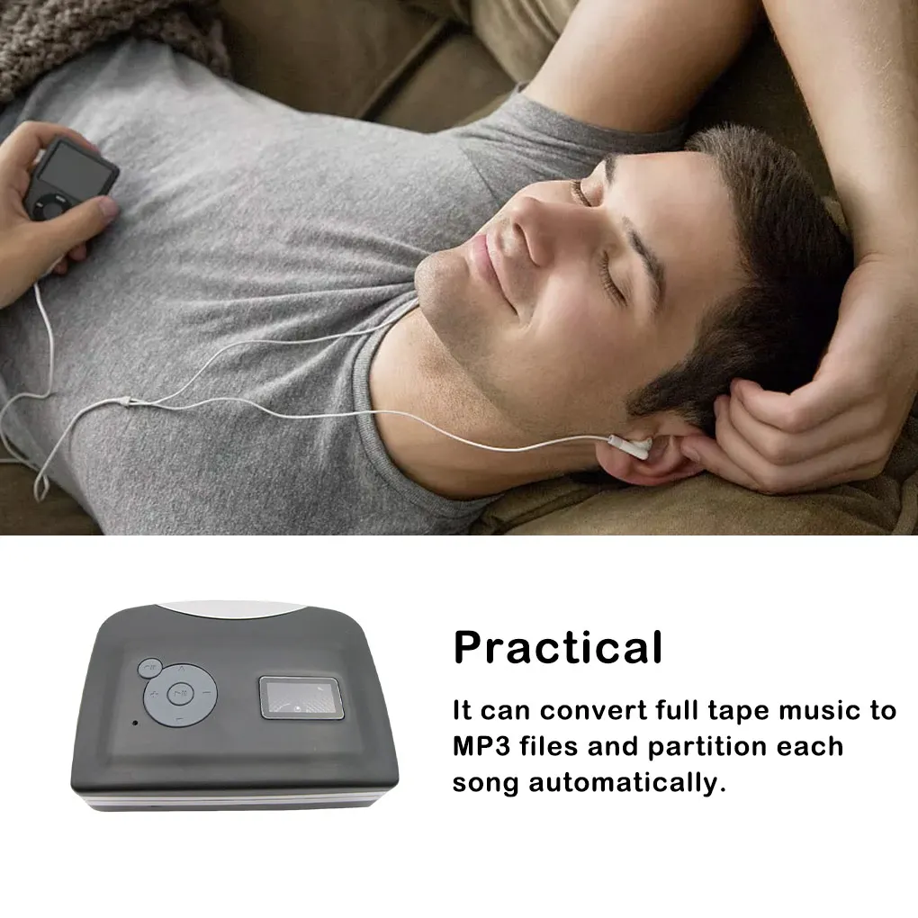 USB Cassette Tape Player Flash Drive Adapter No Need PC Plug and Play
