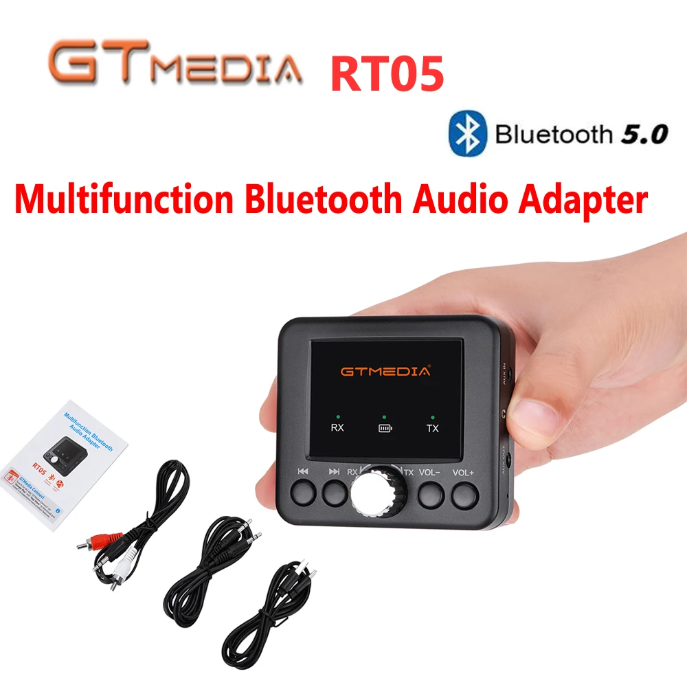GTMEDIA RT05 blueto0th Audio Adapter BT Receiver Mode Transmitter for